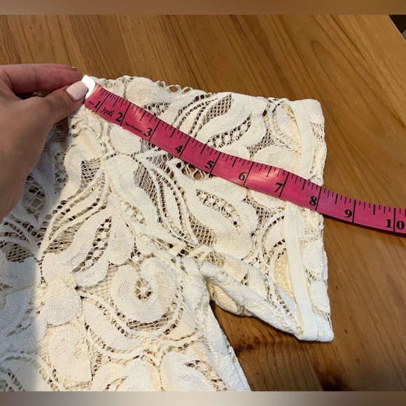 Maeve by Anthropologie Lace Cream Shirt - Picture 6 of 8